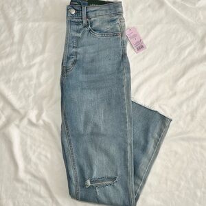 Slim straight jeans